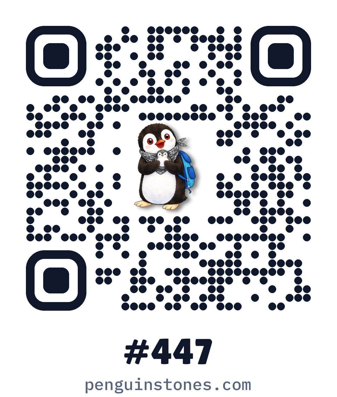 QR code of stone #447