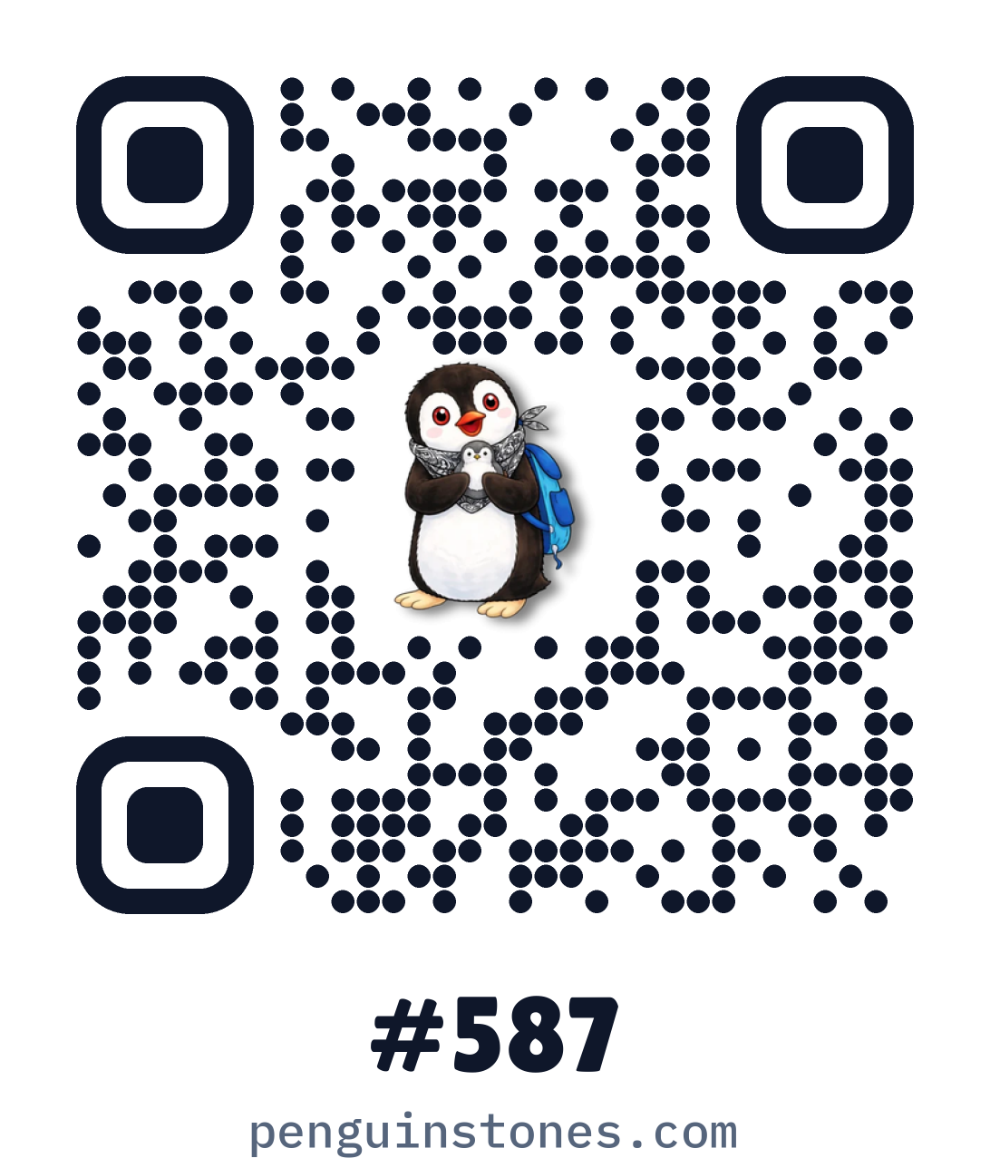 QR code of stone #587