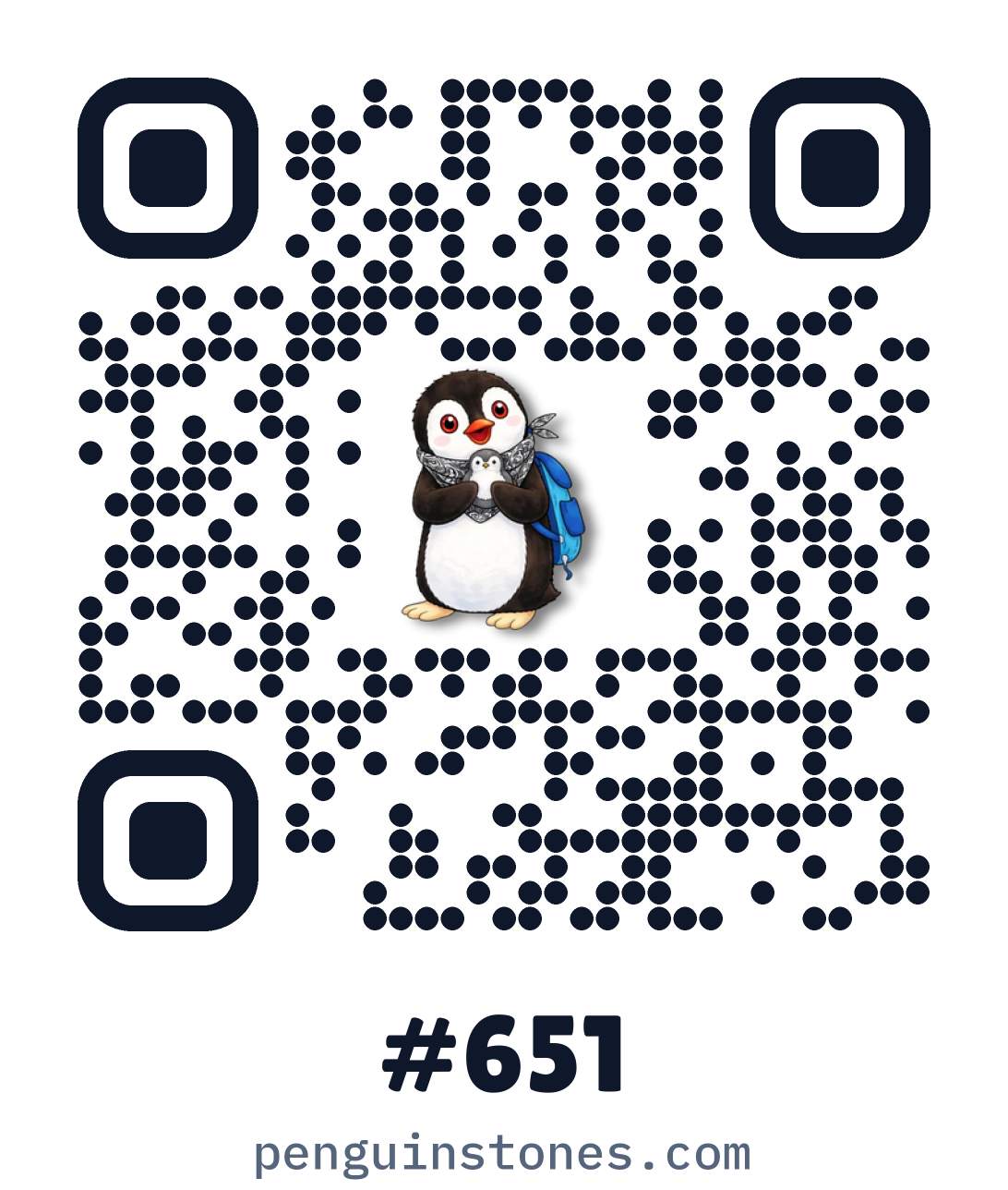 QR code of stone #651