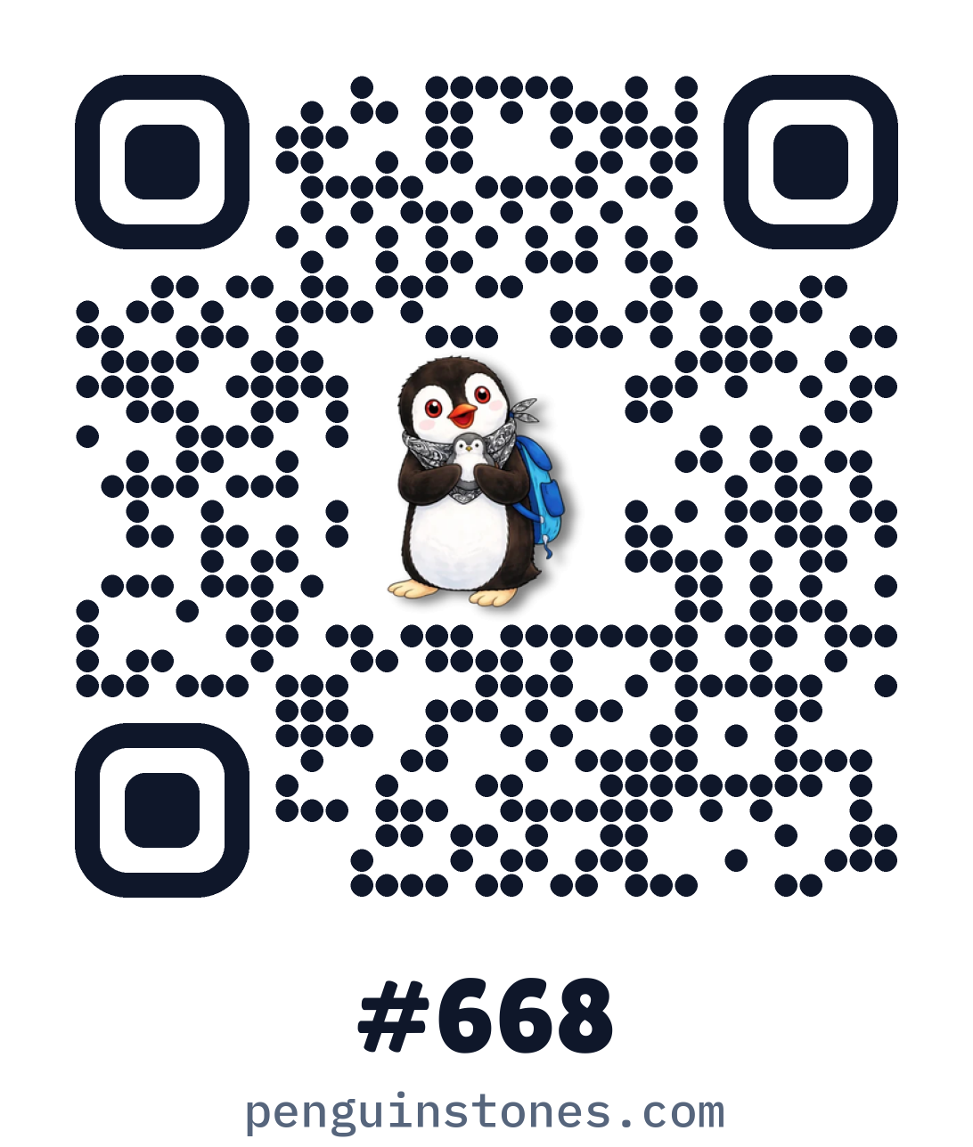 QR code of stone #668