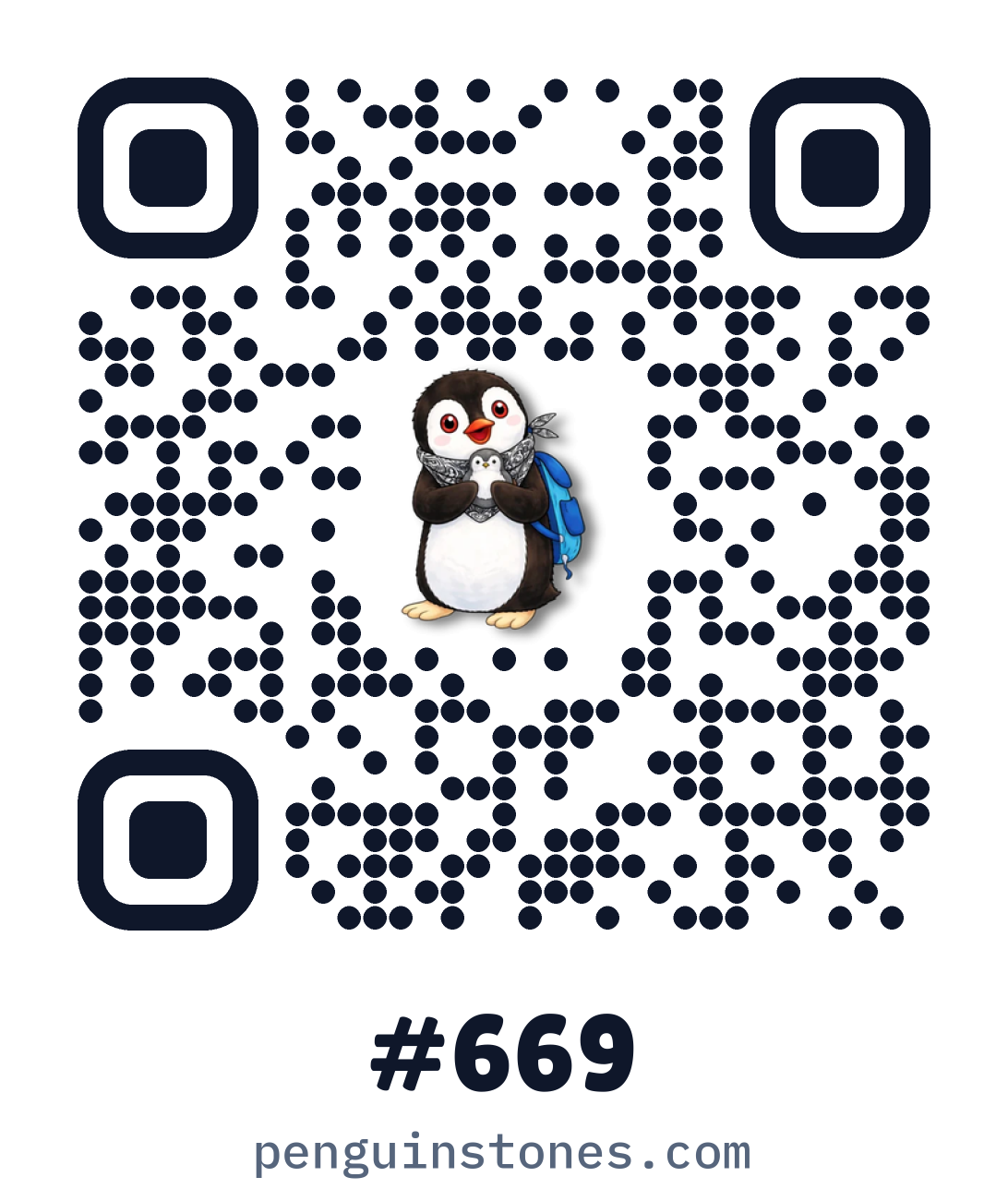 QR code of stone #669