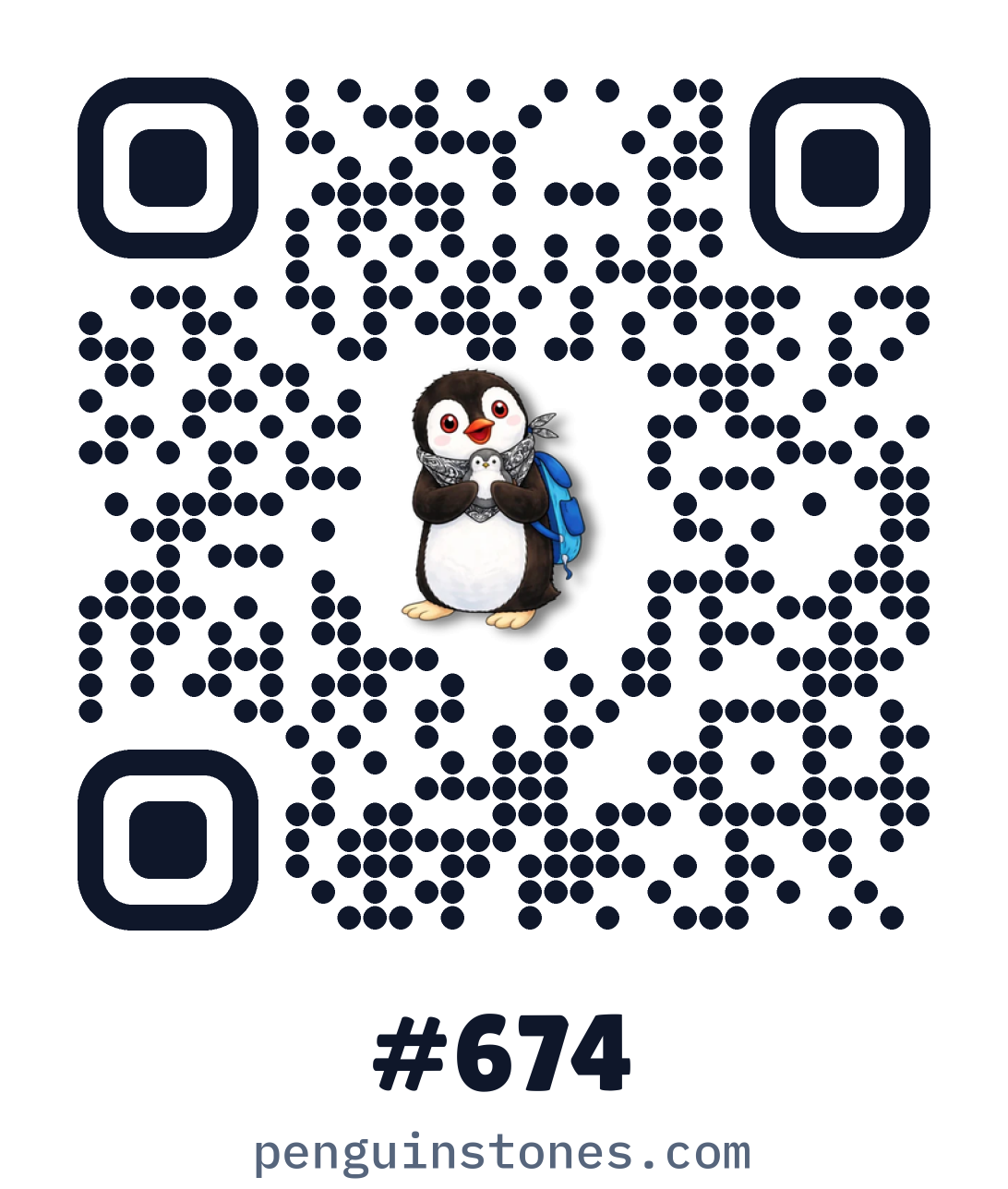 QR code of stone #674