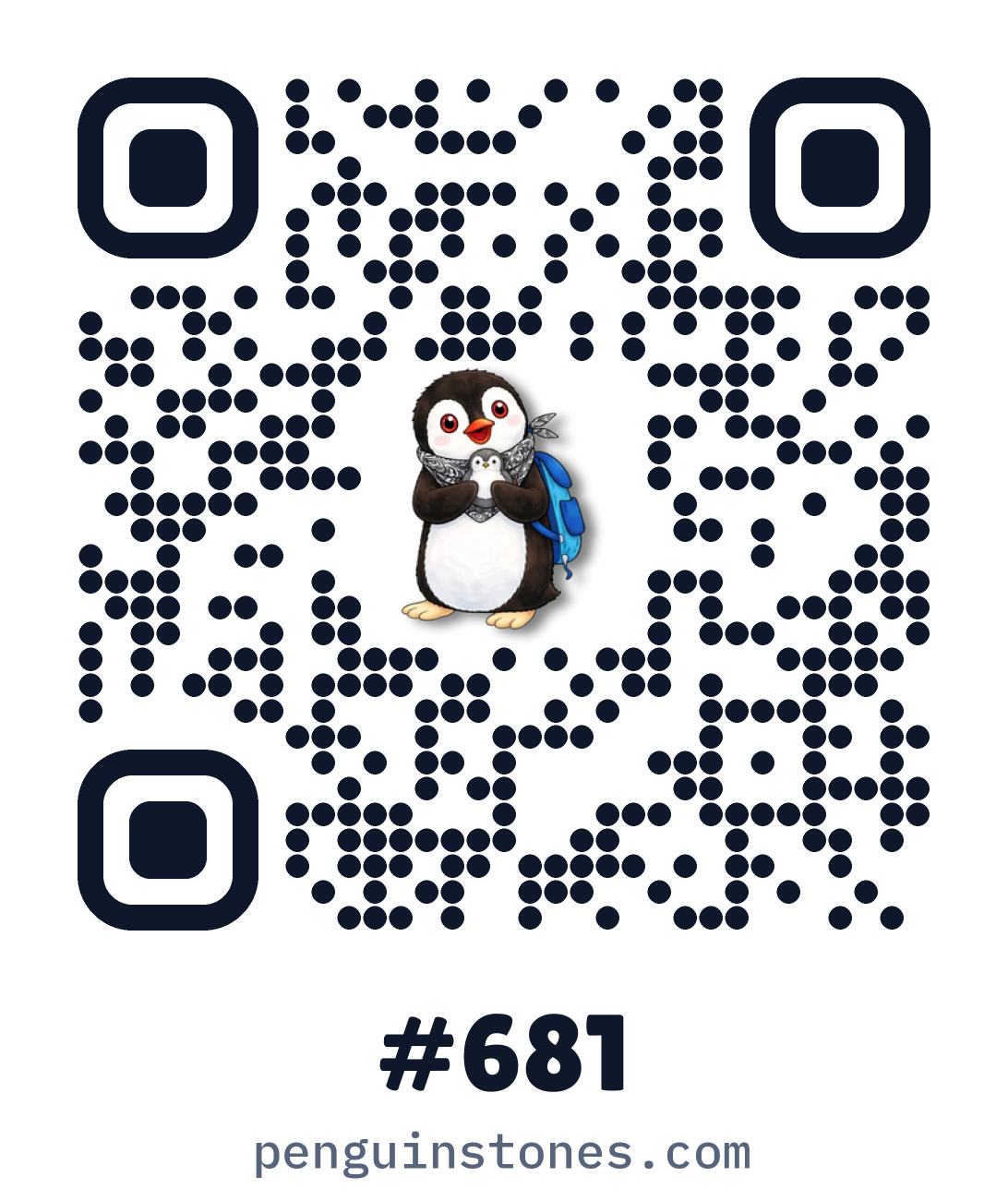 QR code of stone #681