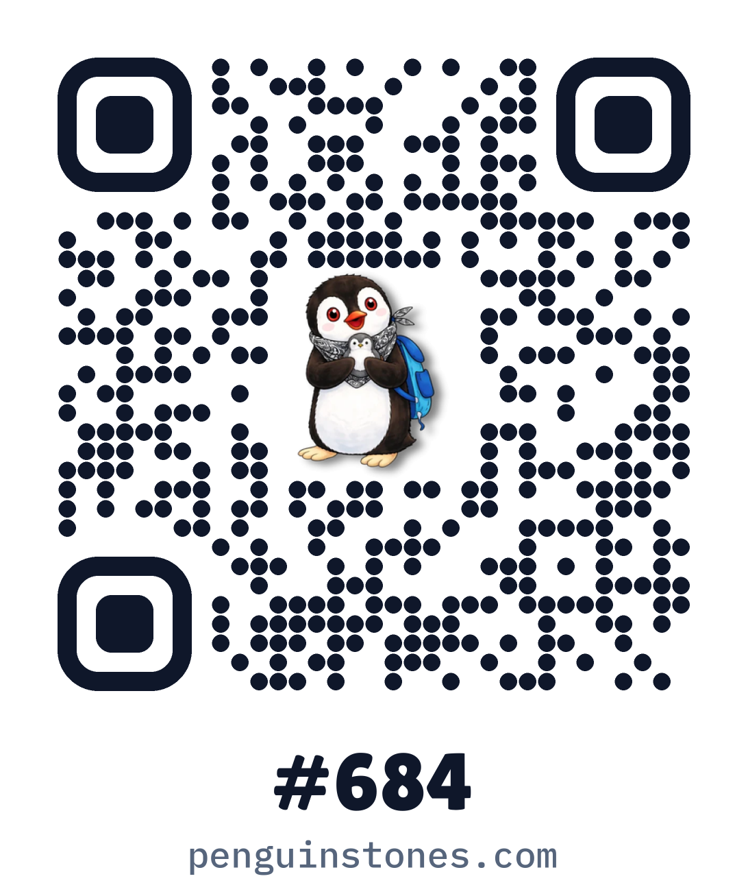 QR code of stone #684