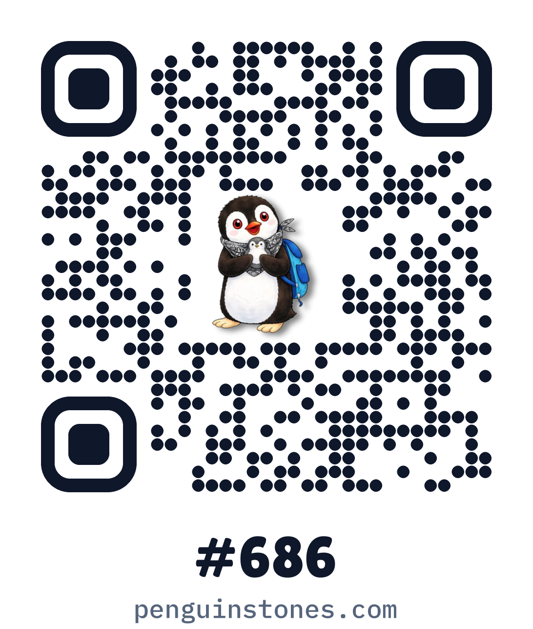 QR code of stone #686