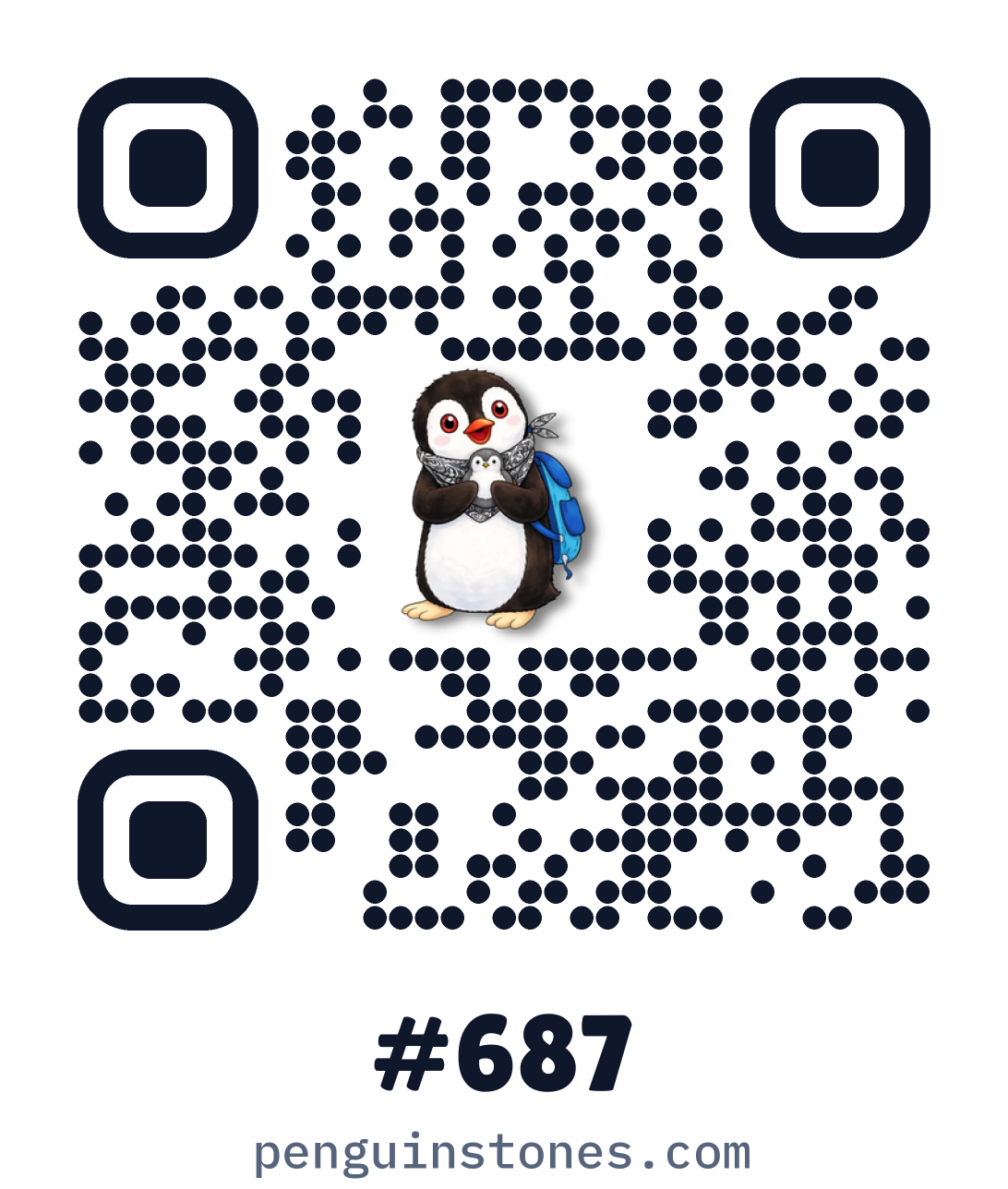 QR code of stone #687