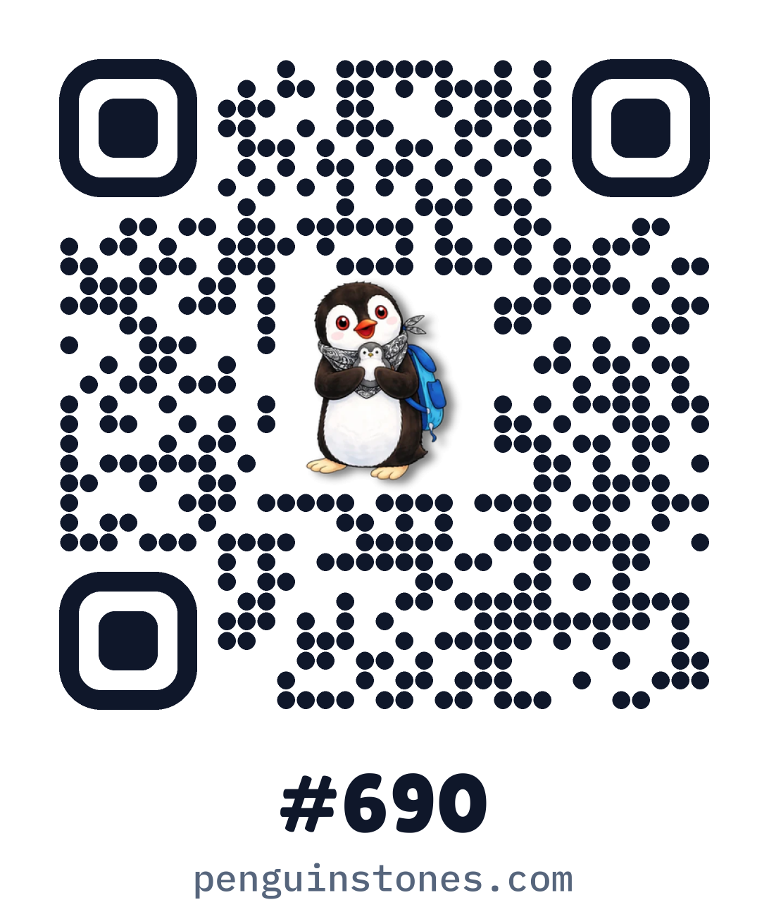 QR code of stone #690