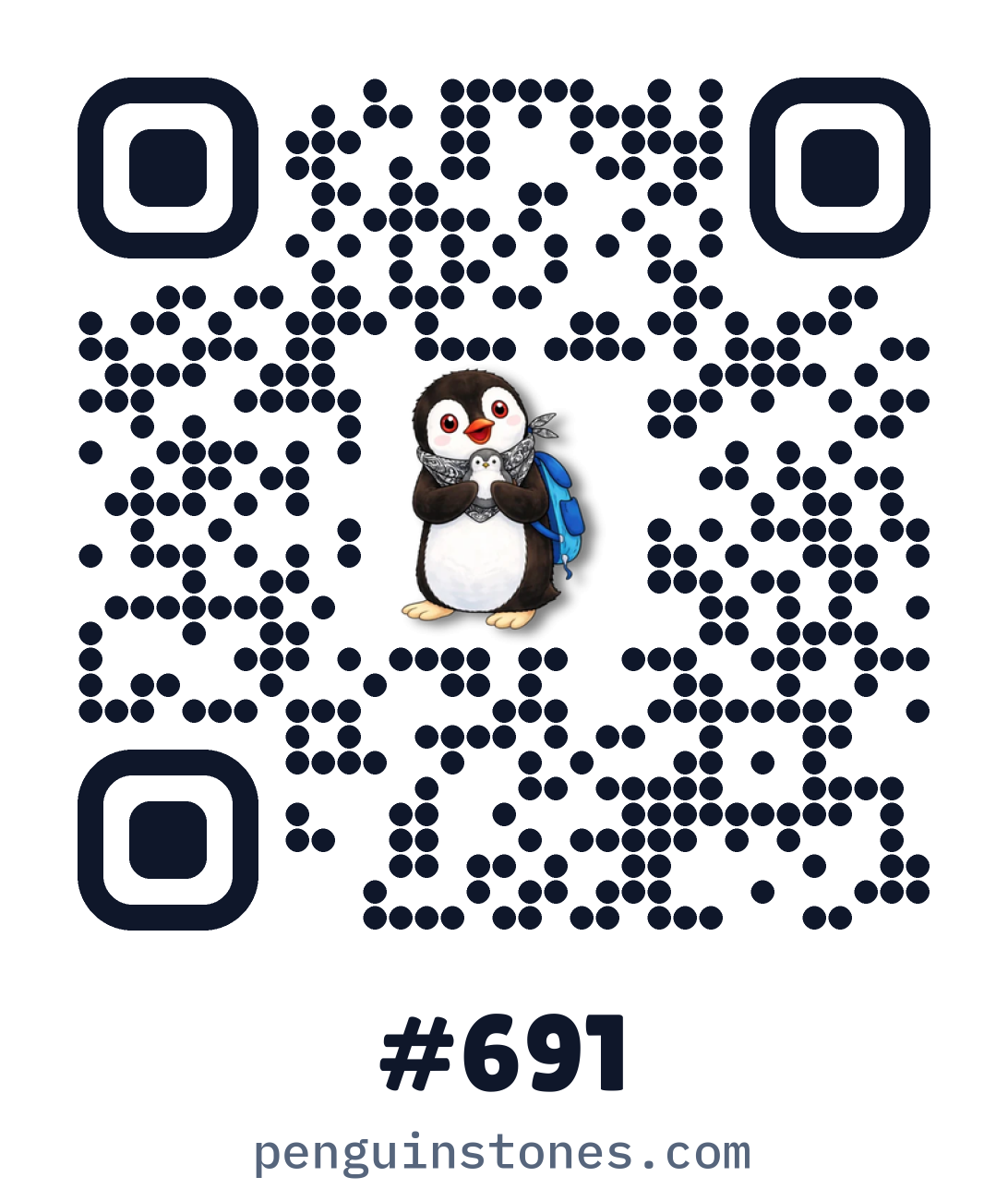 QR code of stone #691