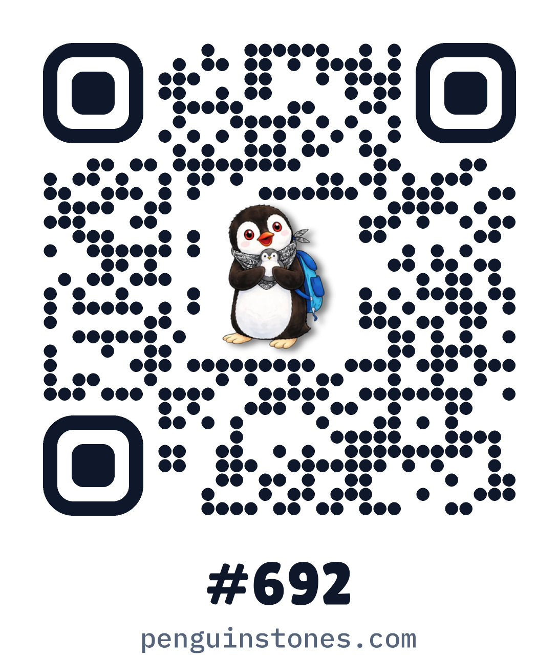QR code of stone #692