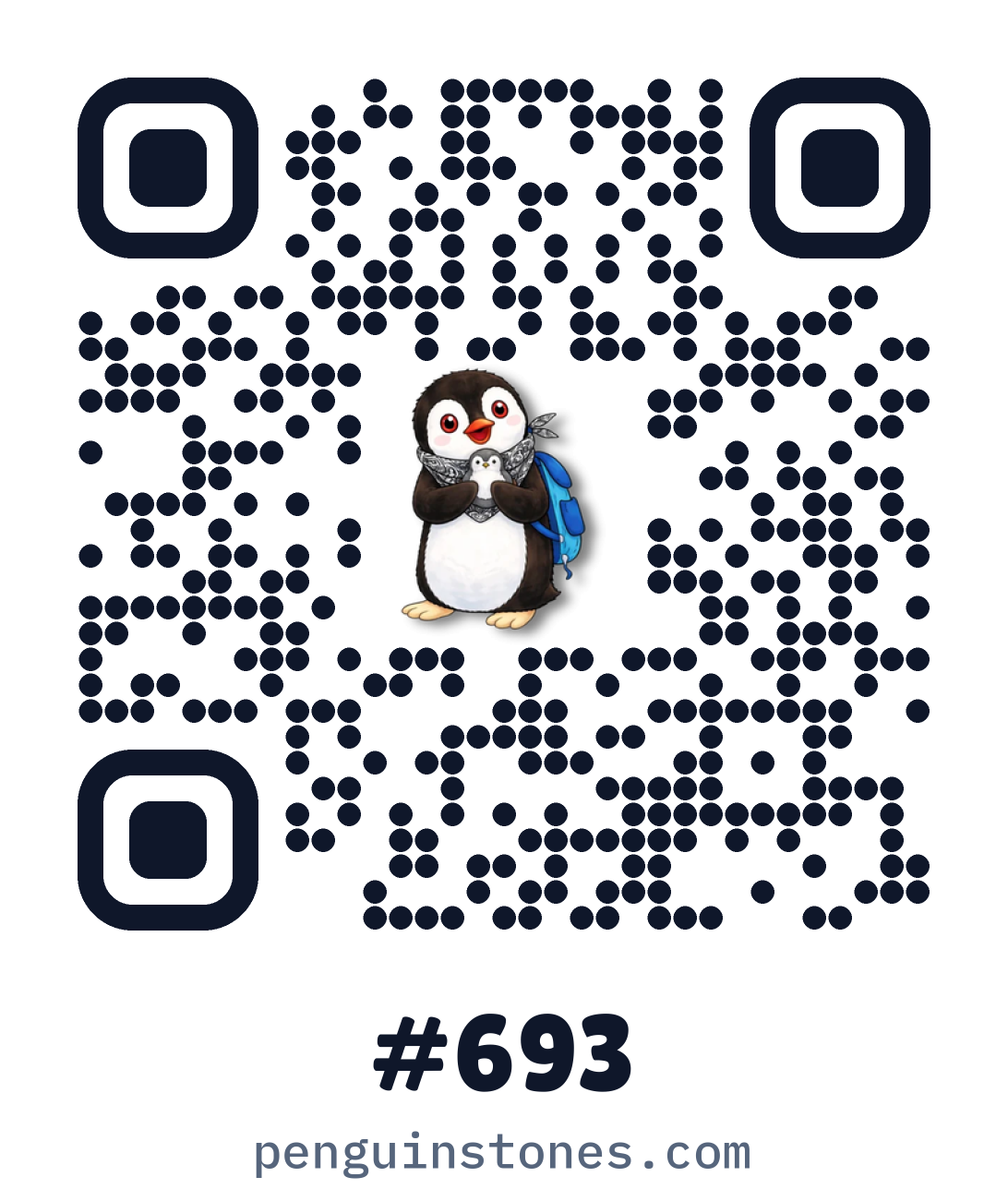 QR code of stone #693