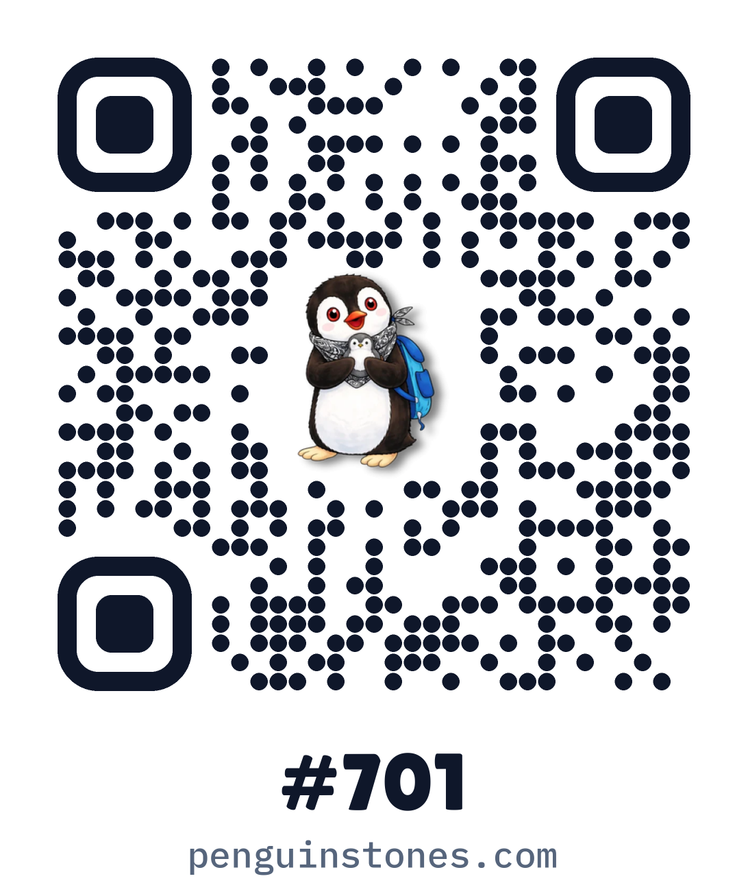 QR code of stone #701