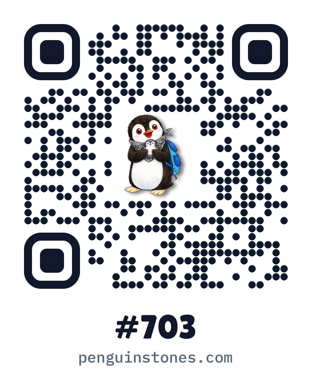 QR code of stone #703