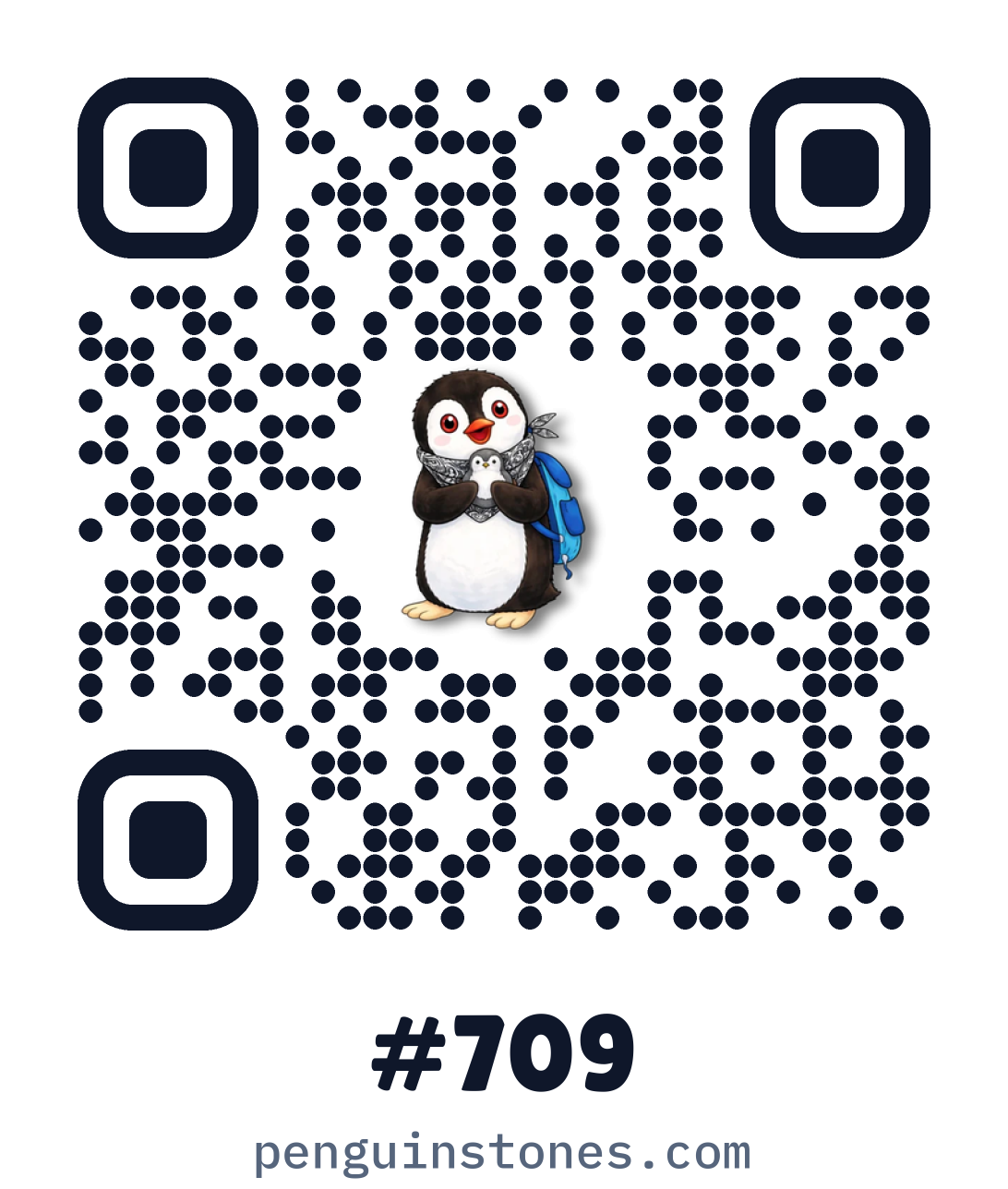 QR code of stone #709