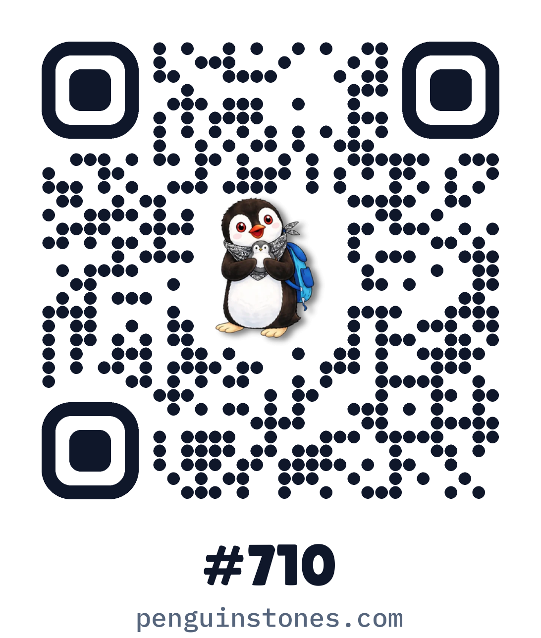 QR code of stone #710