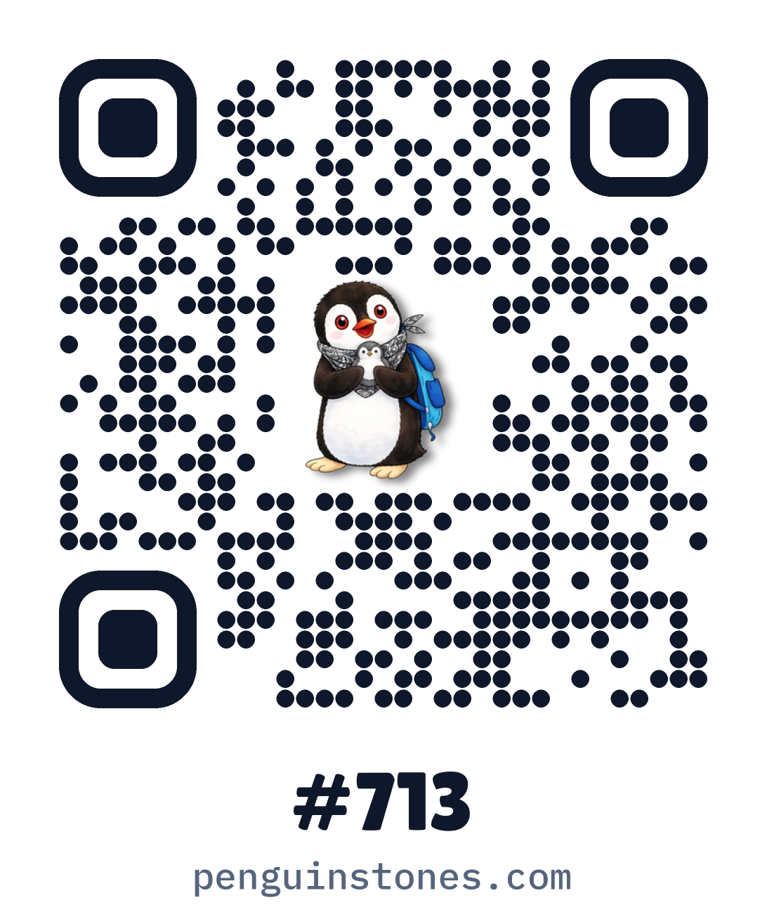 QR code of stone #713