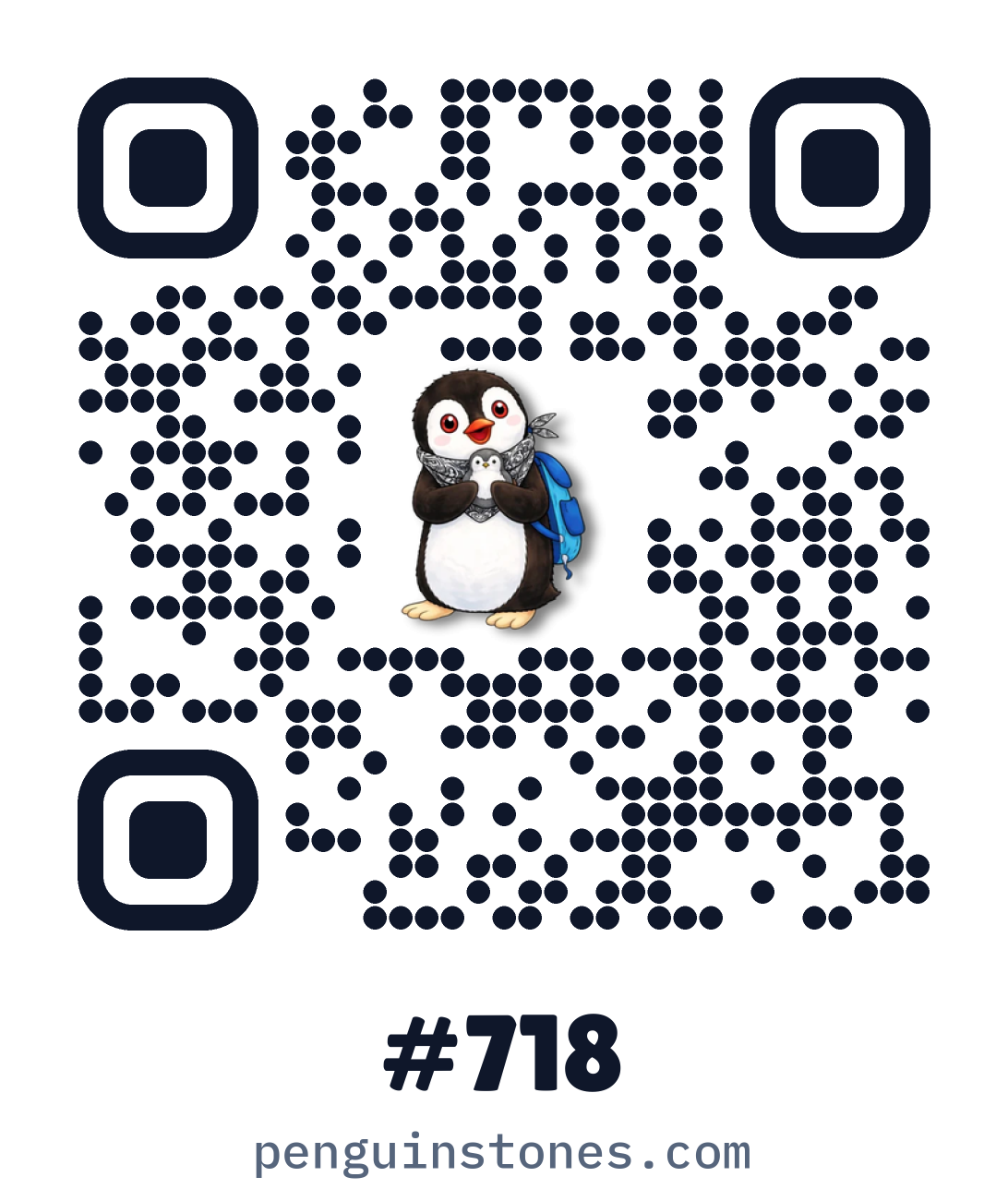 QR code of stone #718