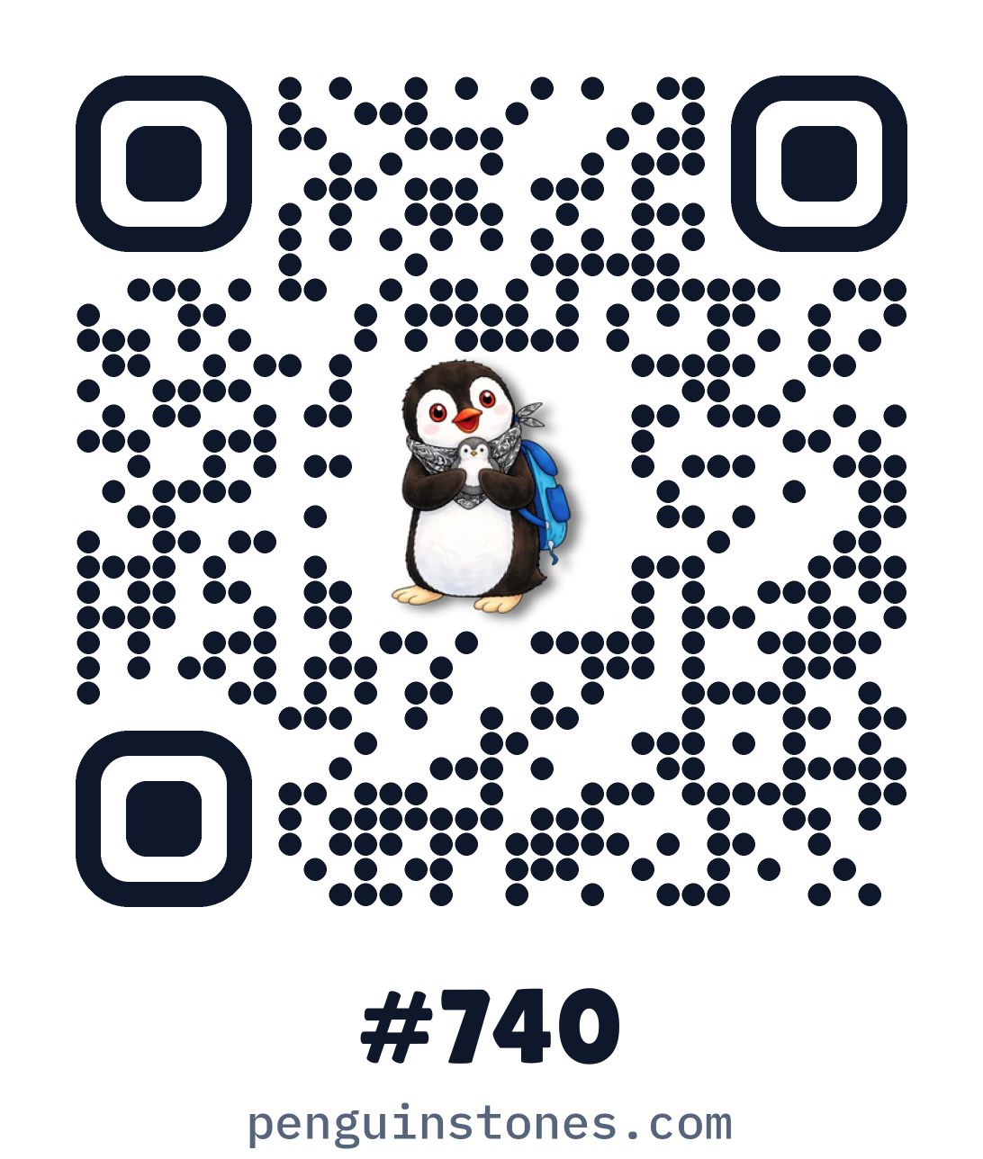 QR code of stone #740