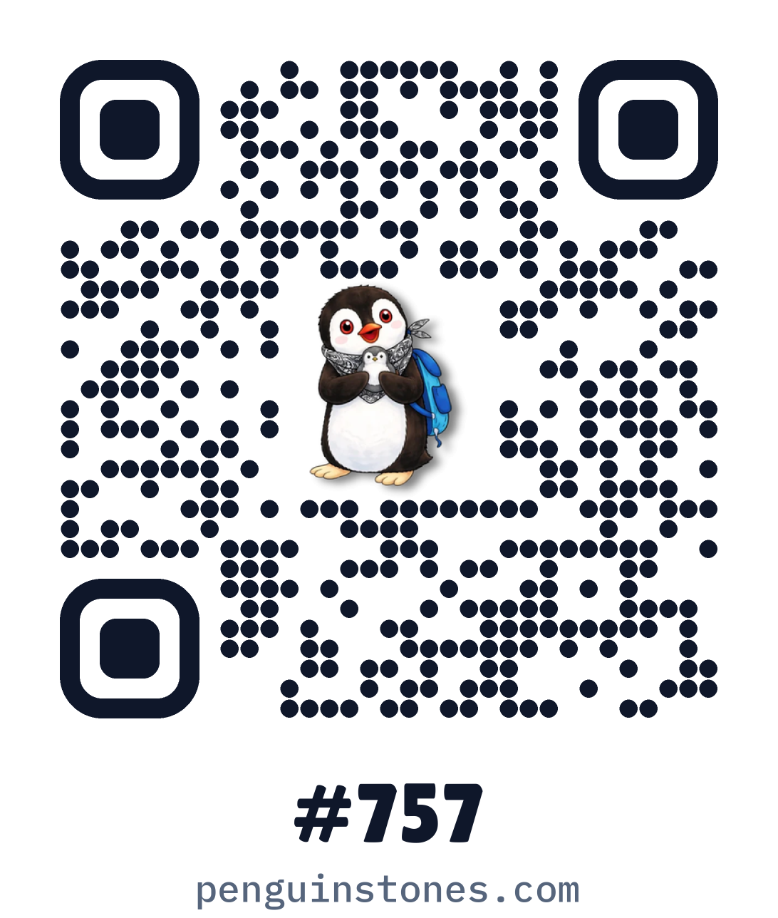 QR code of stone #757