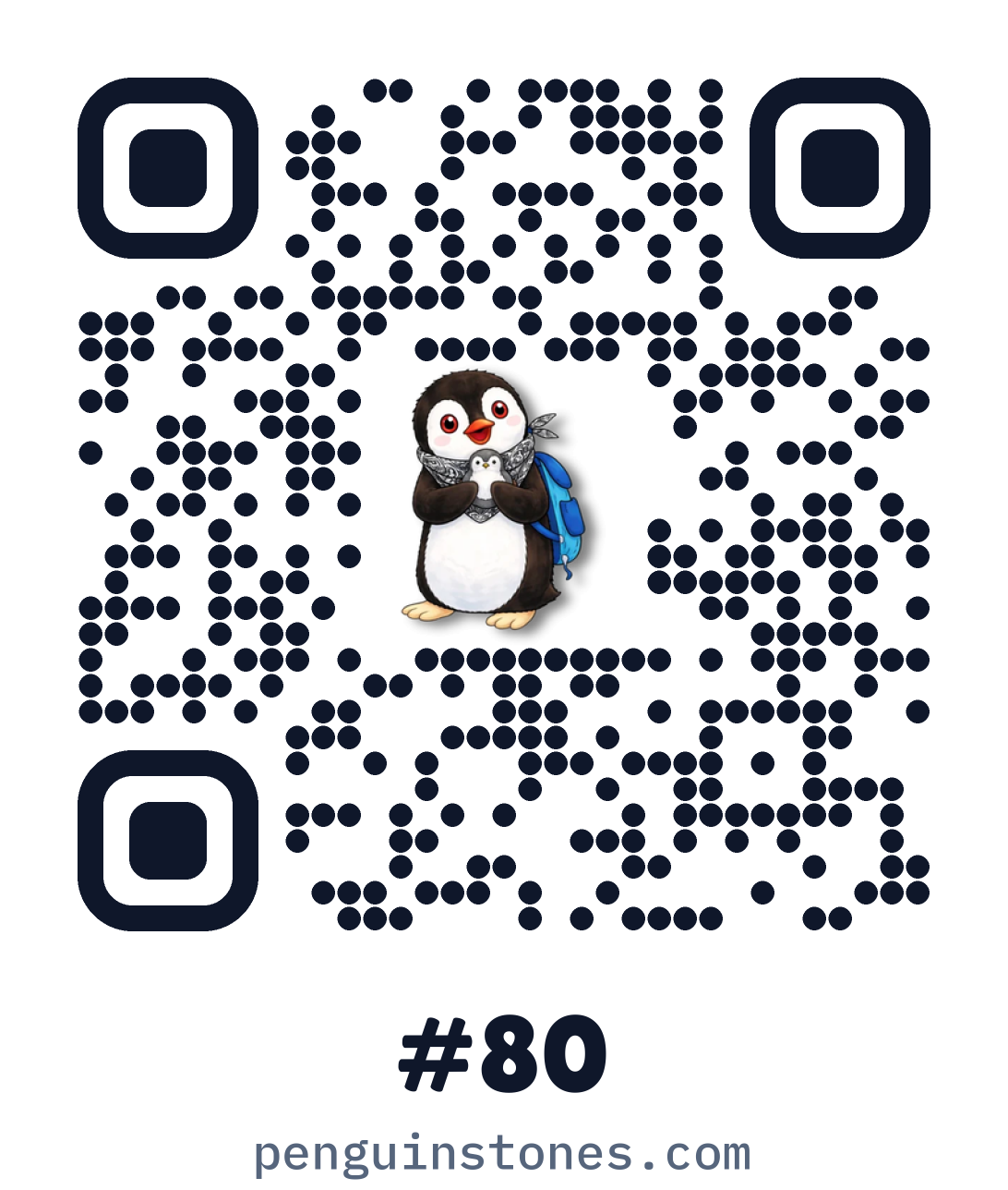 QR code of stone #80