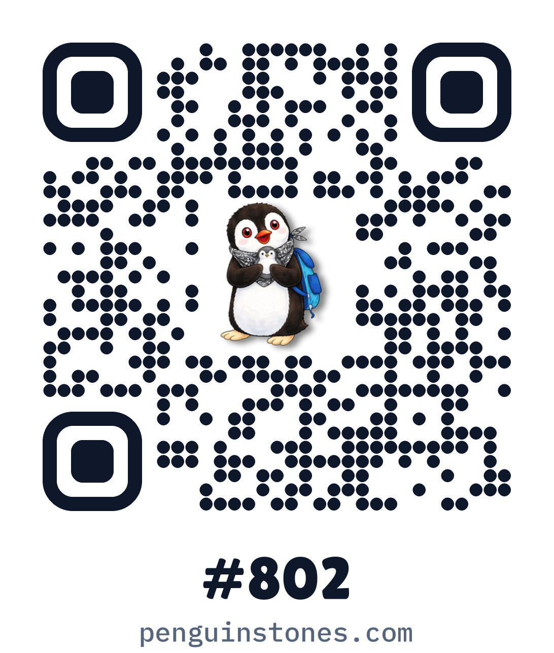QR code of stone #802