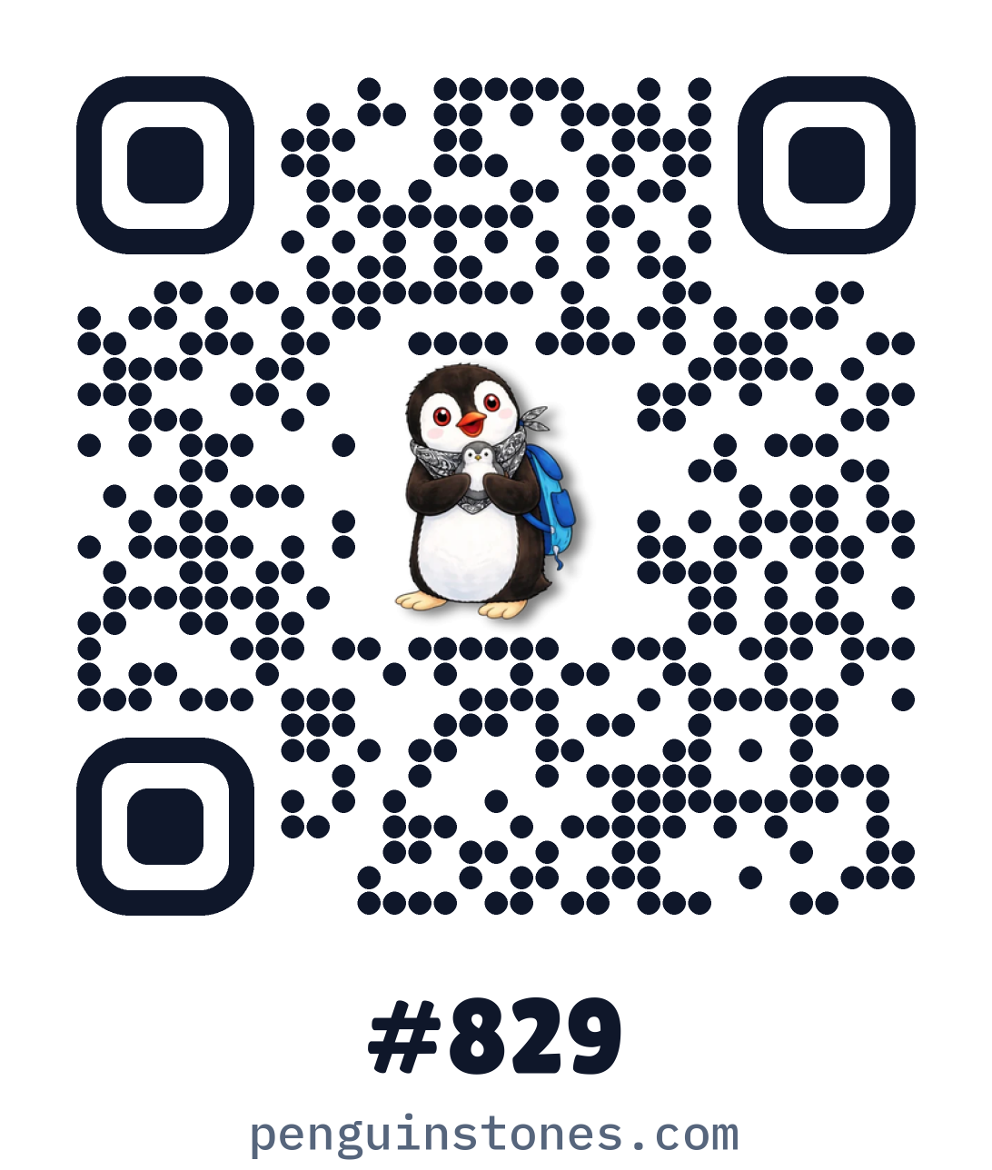 QR code of stone #829