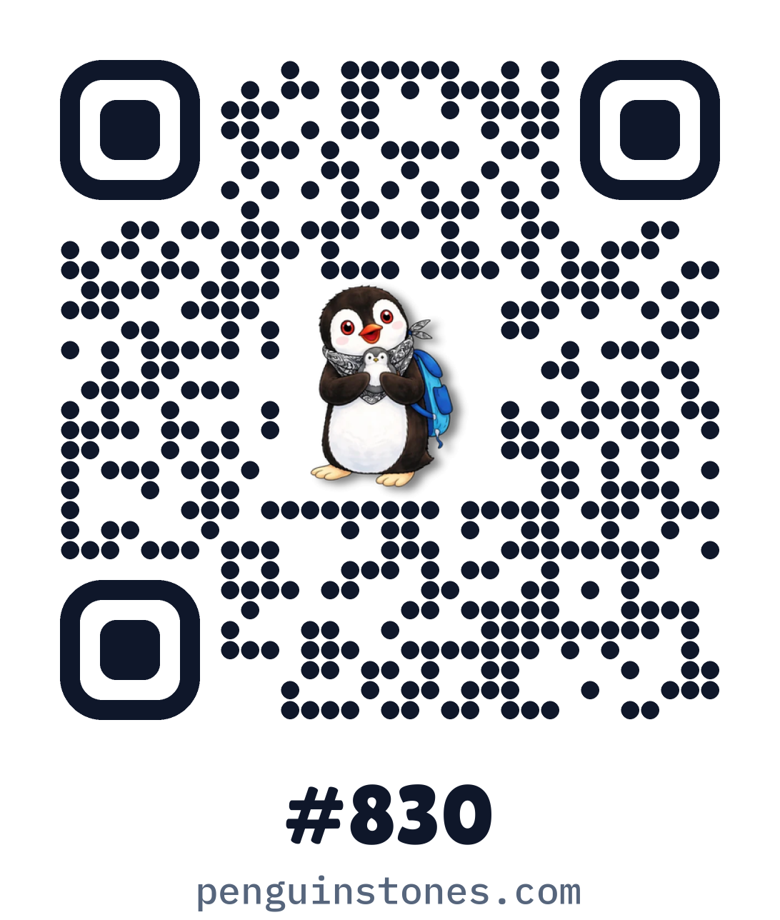 QR code of stone #830
