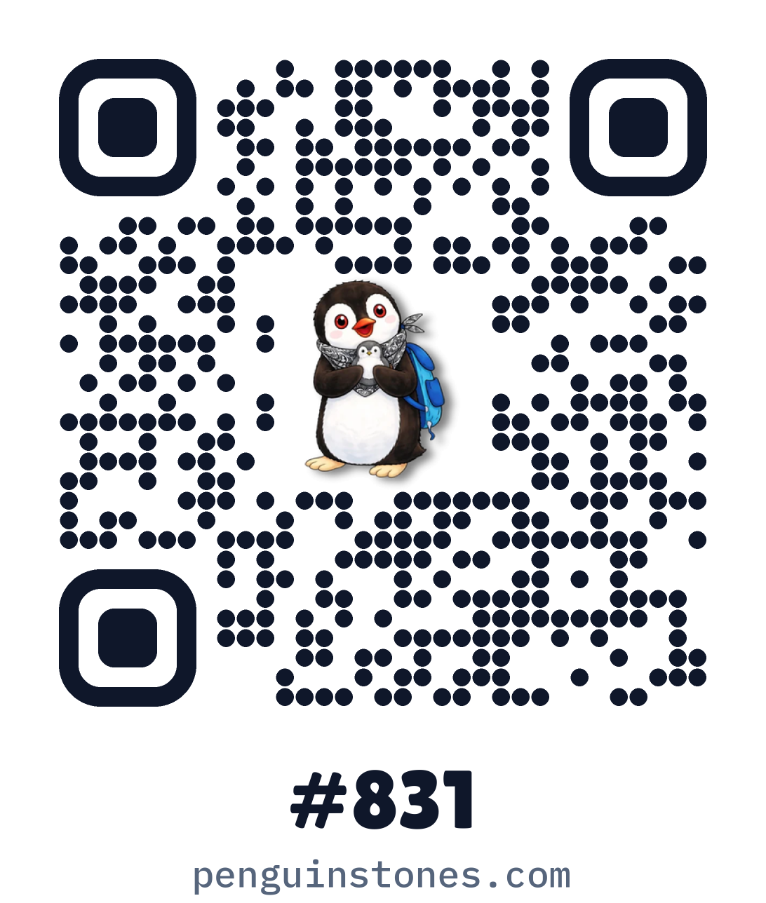 QR code of stone #831