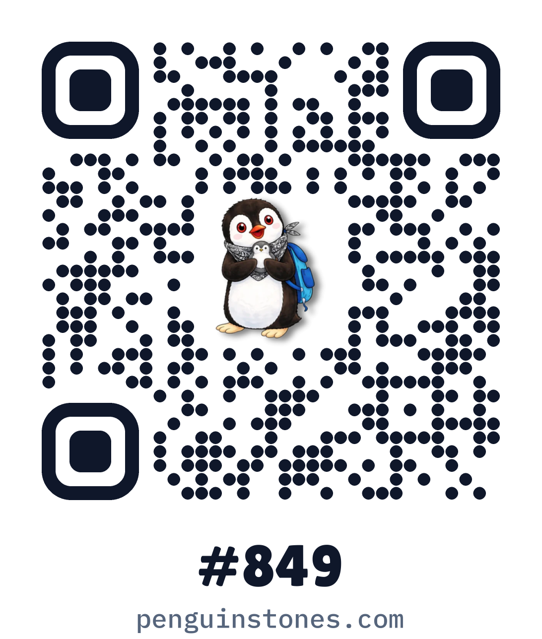 QR code of stone #849