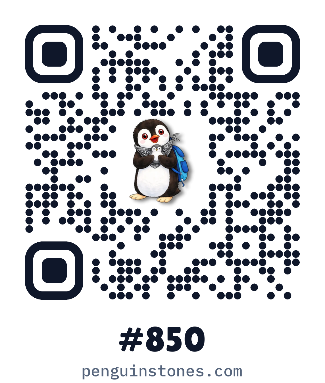 QR code of stone #850