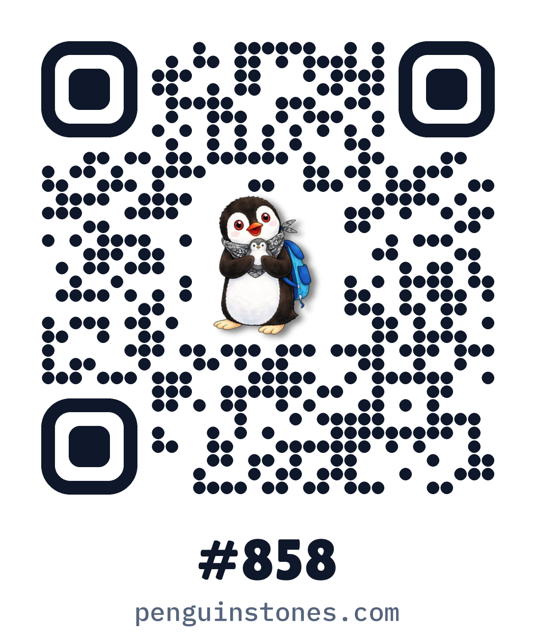 QR code of stone #858