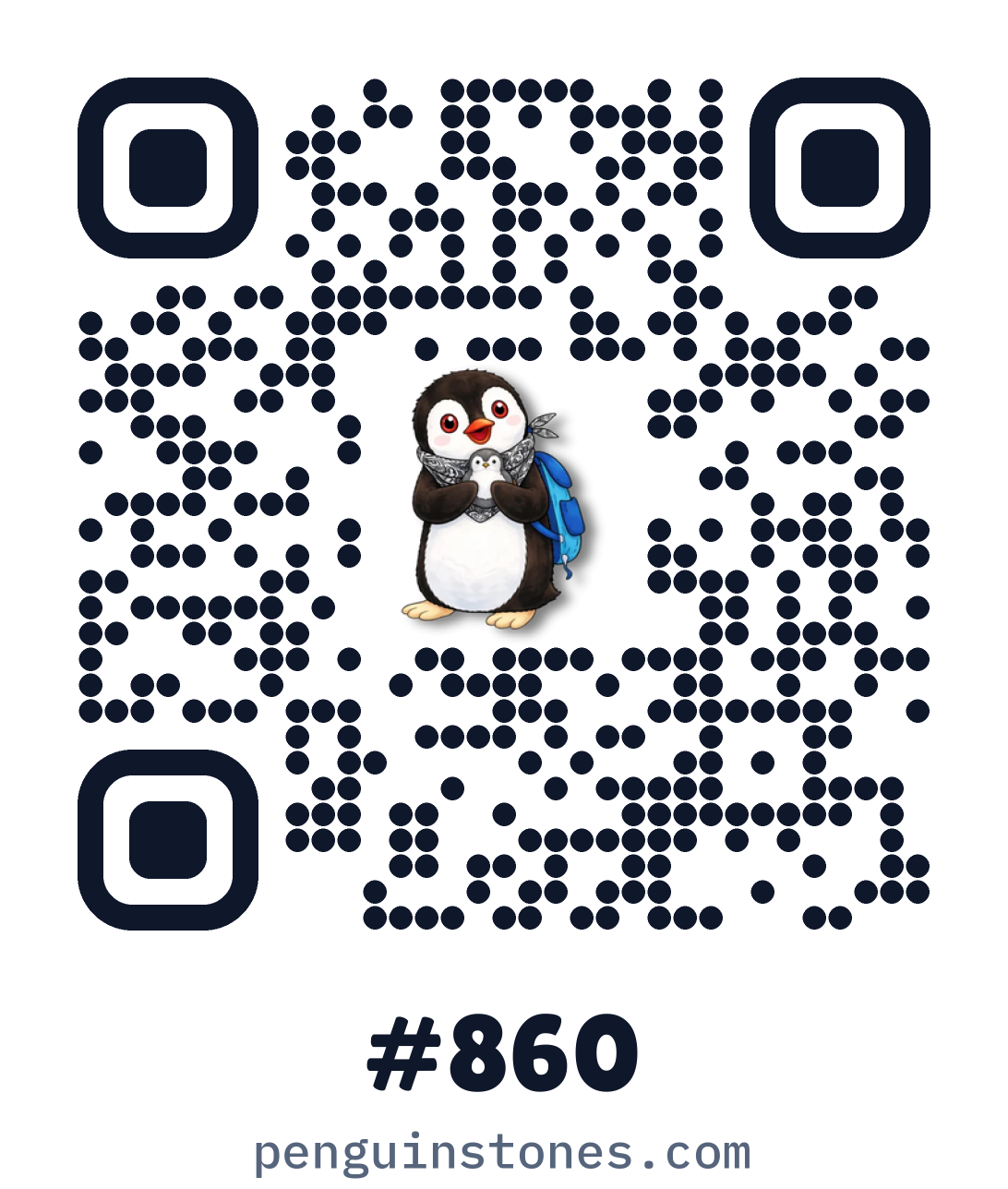 QR code of stone #860