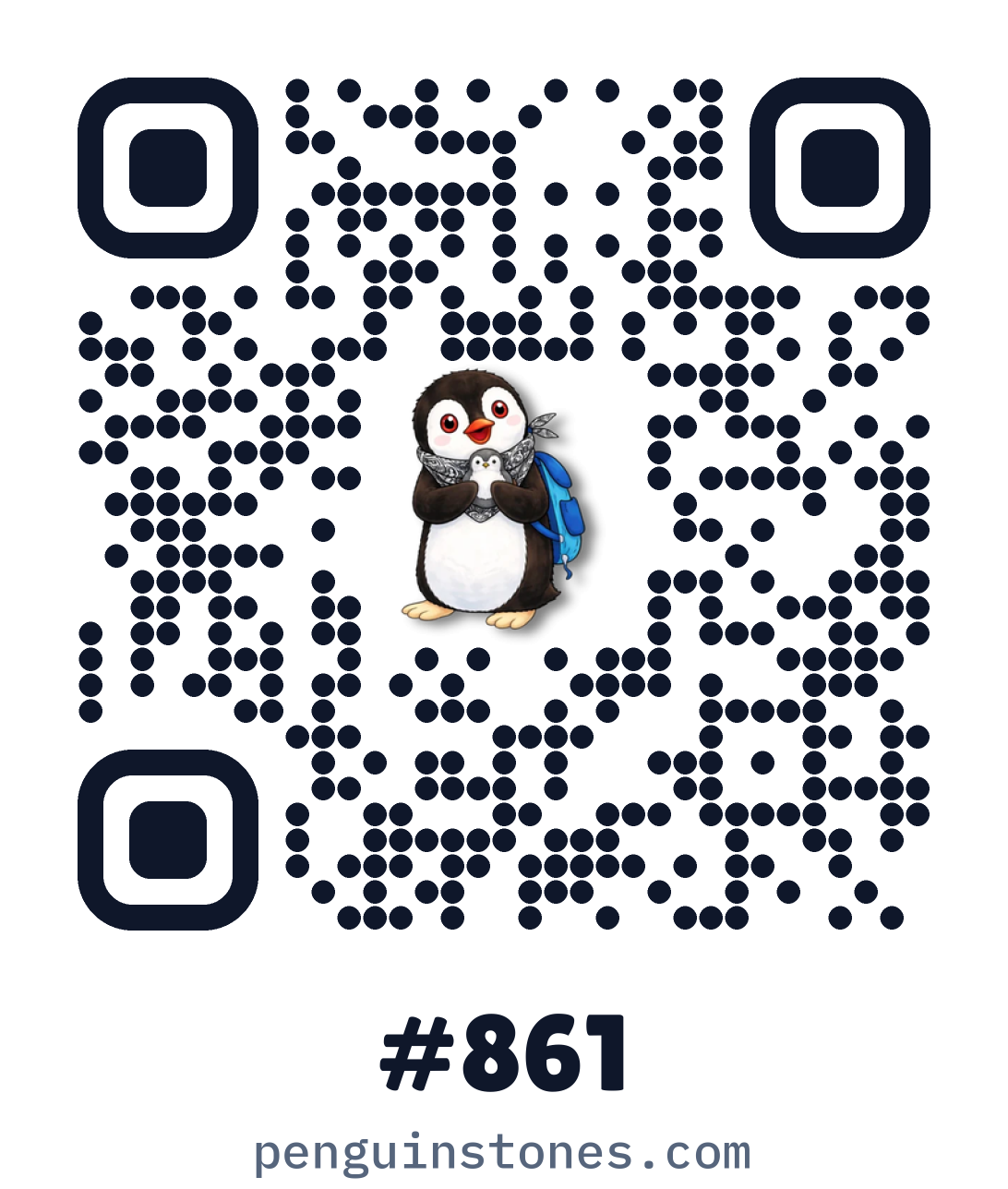 QR code of stone #861