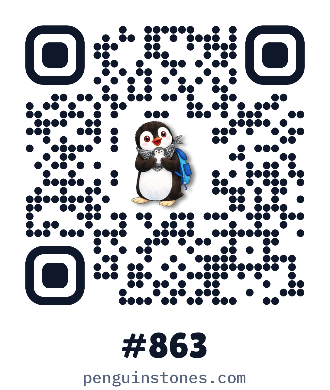QR code of stone #863