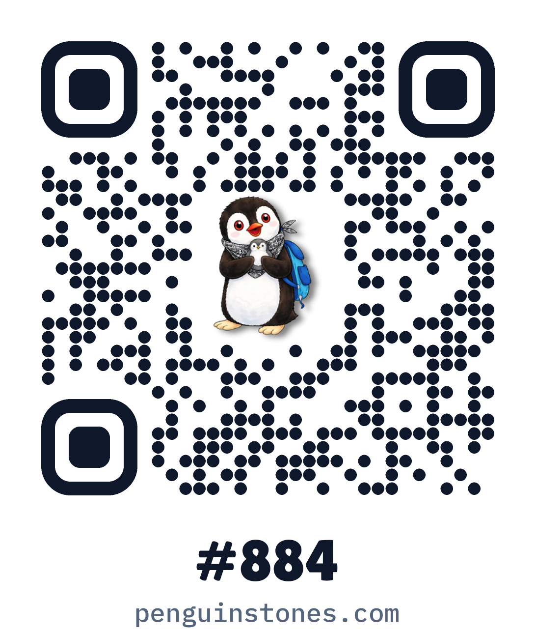 QR code of stone #884