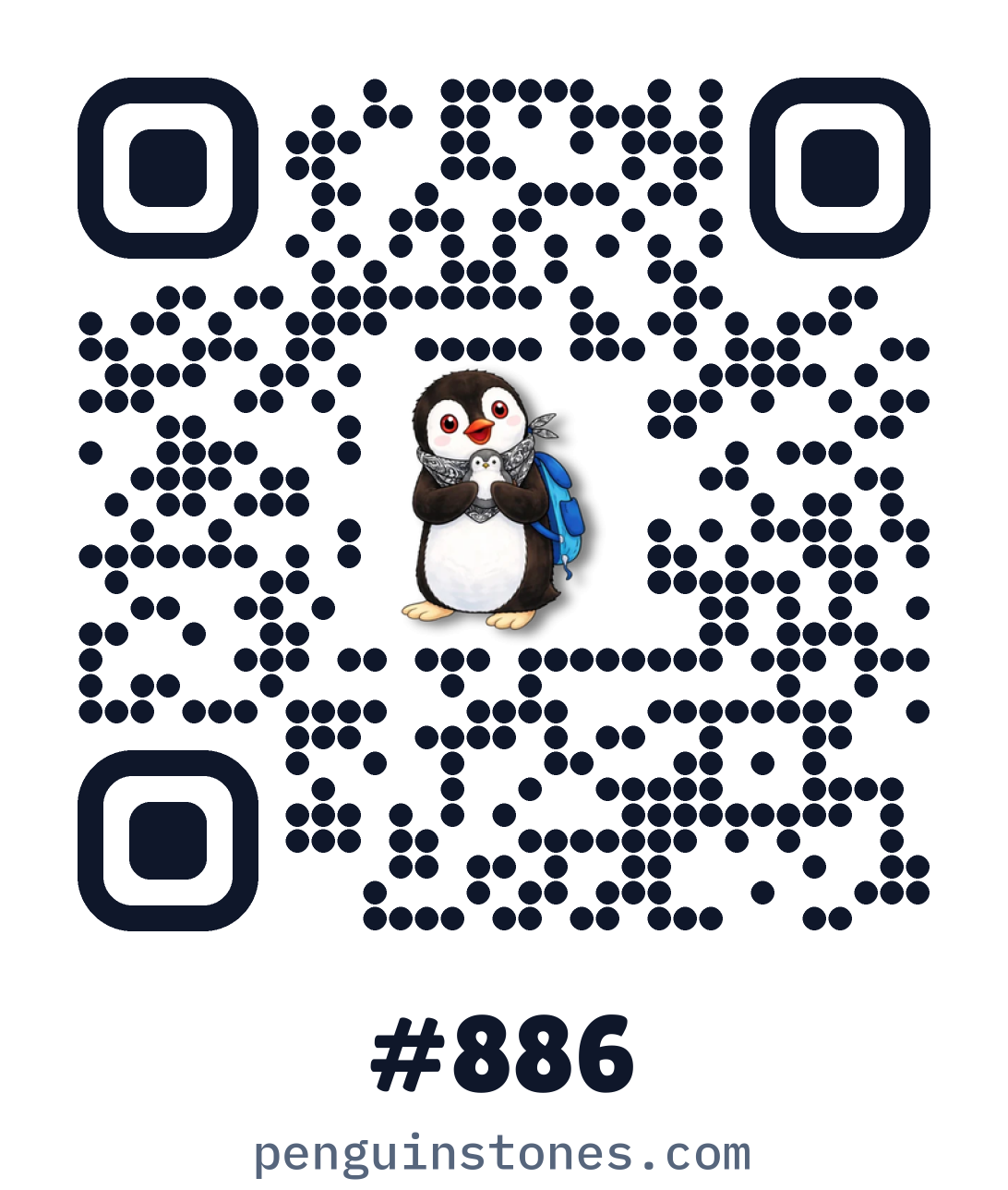 QR code of stone #886