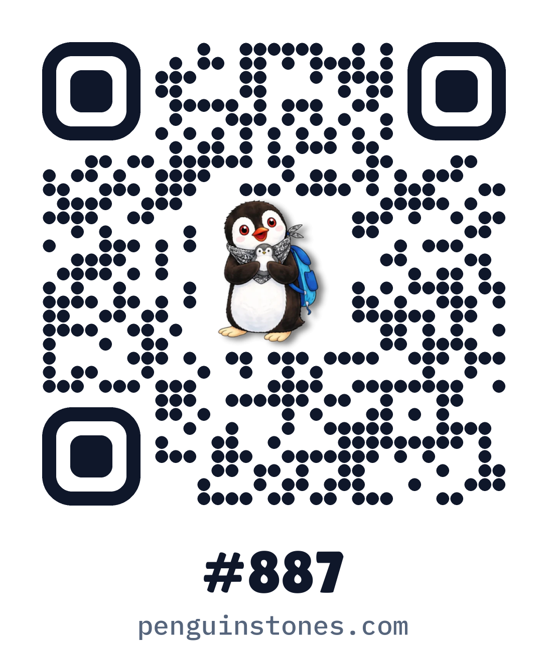 QR code of stone #887