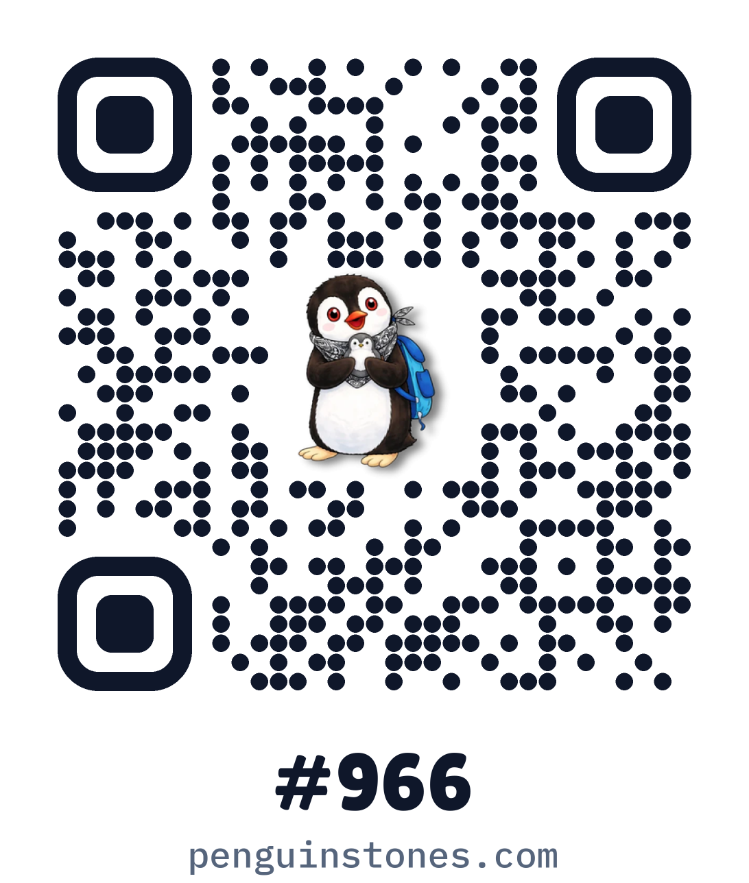 QR code of stone #966
