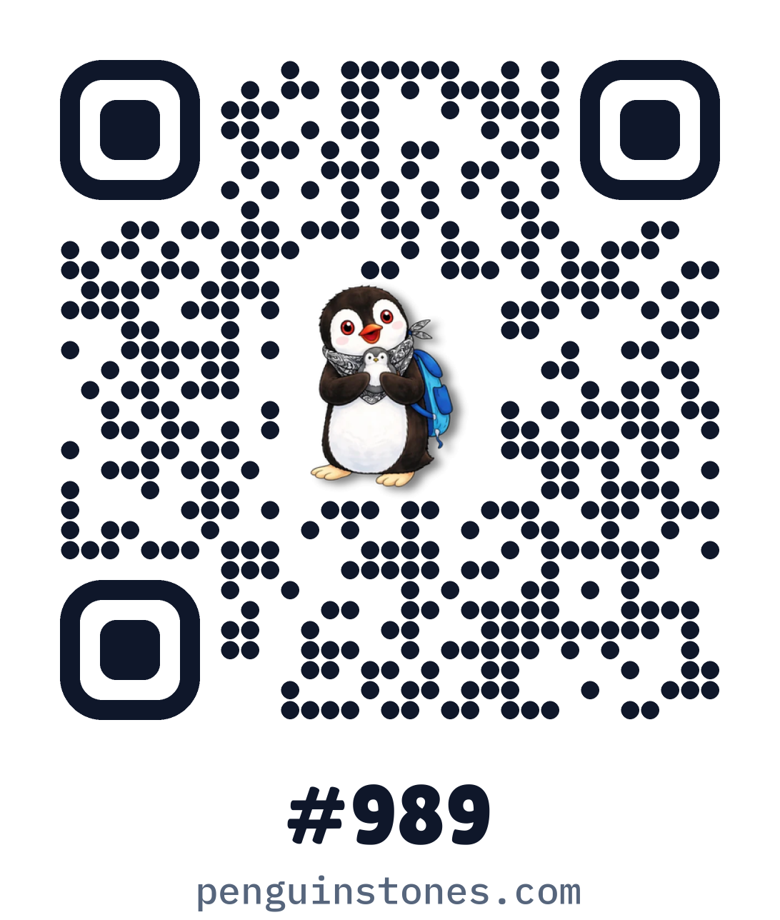 QR code of stone #989